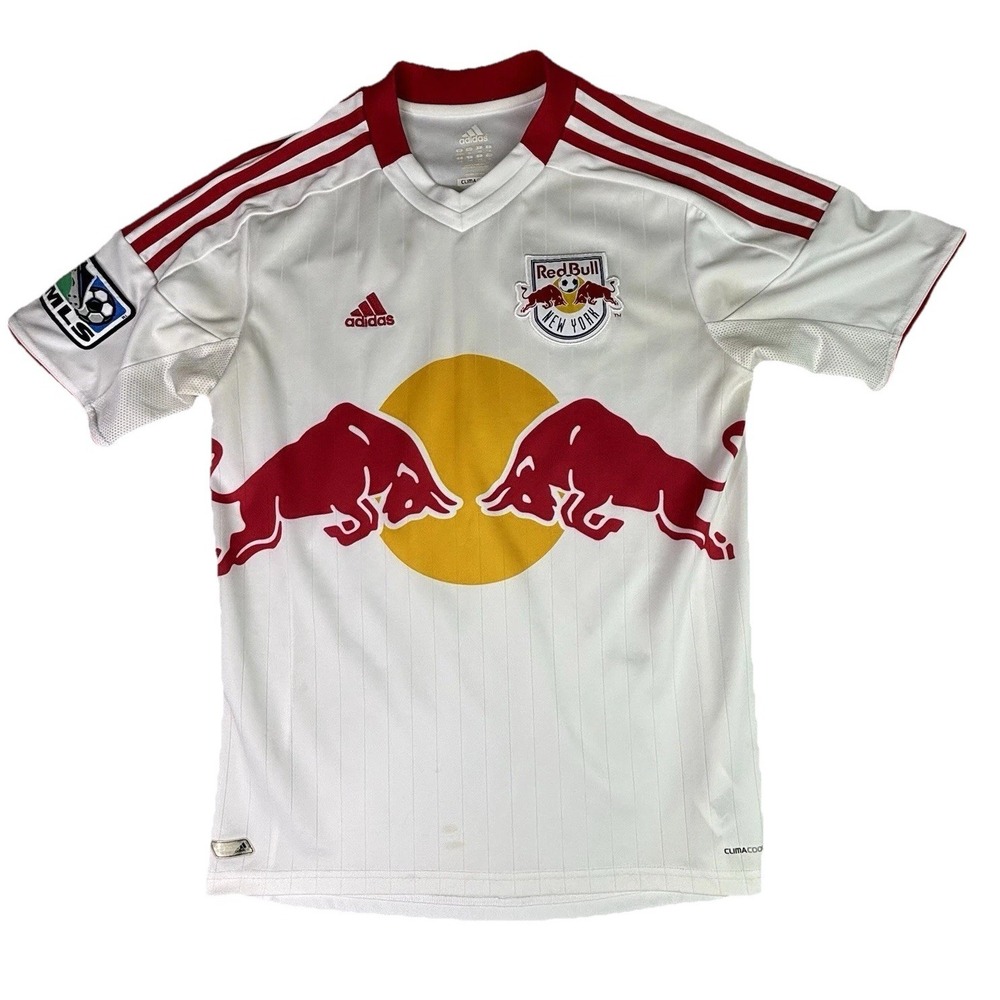 New York Red‎ Bulls MLS 2012-13 Youth XL Home Football Jersey Shirt Adidas FLAW